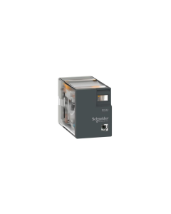 Zelio RXM - Relay Miniature Plug-in relay2L - 2 C/O - 48 V DC - 5 A - with LED - RXM2LB2ED