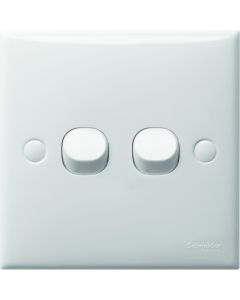S-Classic - 2-way switch - 2 gangs - white - E32_2_3A_WE_G3