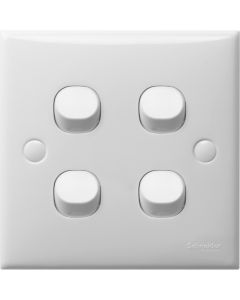 S-Classic - 2-way switch - 4 gangs - white - E34_2_3A_WE_G3