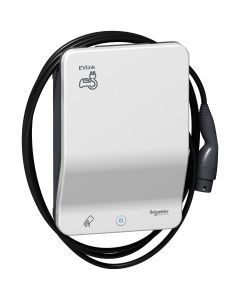 Charger Mobil Listrik - EVlink Smart Wallbox, 7.4 kW - Attached cable T2 - RFID -  EVB1A7PCRI (Termasuk Pasang area Tangerang & Jakarta)