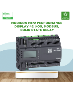 Modicon M172 Performance Display 42 I/Os, Modbus, Solid State Relay - TM172PDG42S