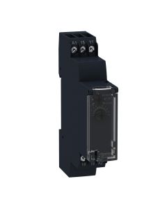 Zelio Time on-delay timing relay - 1 s..100 h - 24..240 V AC/DC - solid state output - RE17LAMW