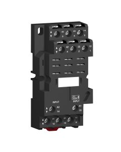 Zelio RPZ - Relay socket - mixed contact - 16 A - < 250 V - screw clamp - for relay RPM3 - RPZF3