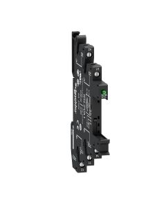 Zelio Relay screw socket equipped with LED and protection circuit, 12-24 V - RSLZVA1