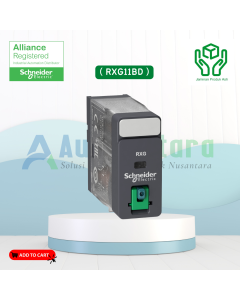 Zelio RXG - Relay interface plug-in relay - 1C/O standard - 24V DC - 10 A - with LTB - RXG11BD