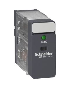 Zelio RXG - Relay interface plug-in relay - 1 C/O standard - 24 V DC - 10 A - with LED - RXG13BD