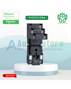 Zelio Time socket RXZ - separate contact - 12 A - < 250 V - connector - for relay RXM2.. - RXZE2S108M