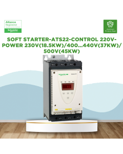 soft starter-ATS22-control 220V-power 230V(18.5kW)/400...440V(37kW)/500V(45kW) - ATS22D75S6